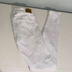 american eagle white jeggings